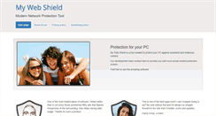 Desktop Screenshot of mywebshield.com